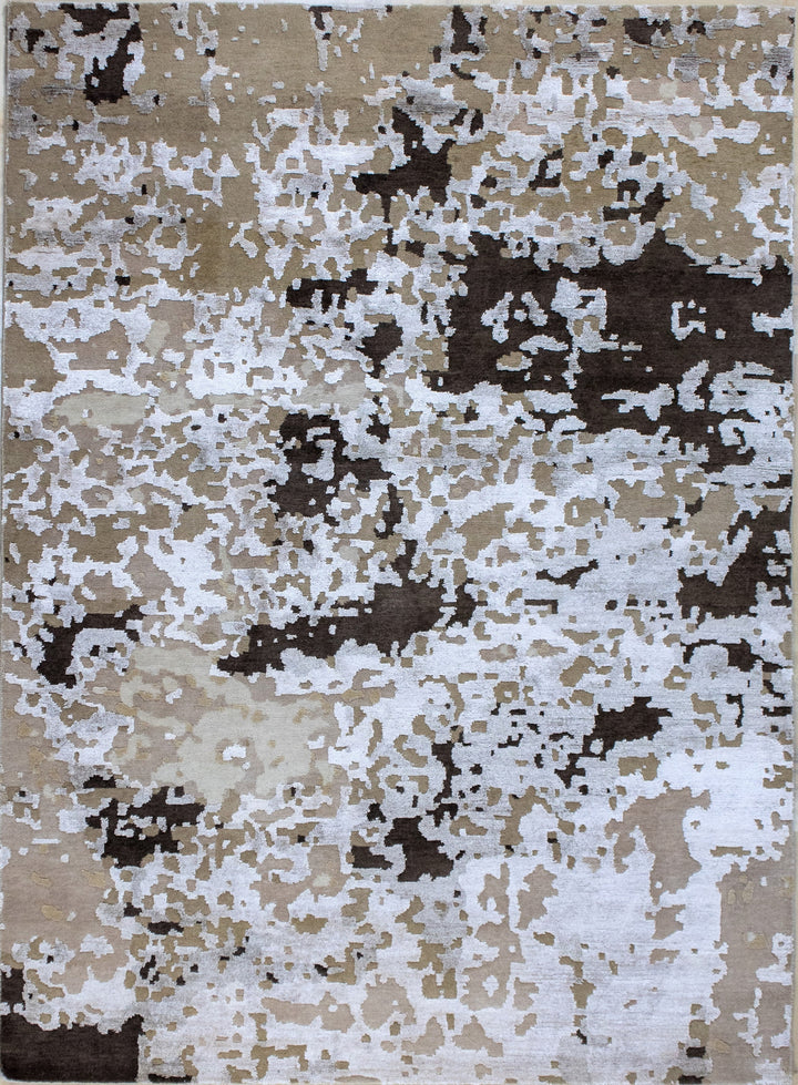 Adaline Abstract Indo-Nepali Wool Viscose Rug