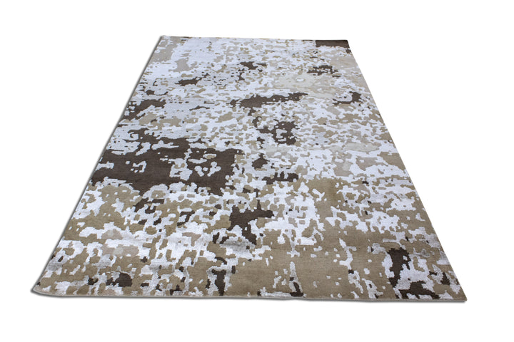Adaline Abstract Indo-Nepali Wool Viscose Rug
