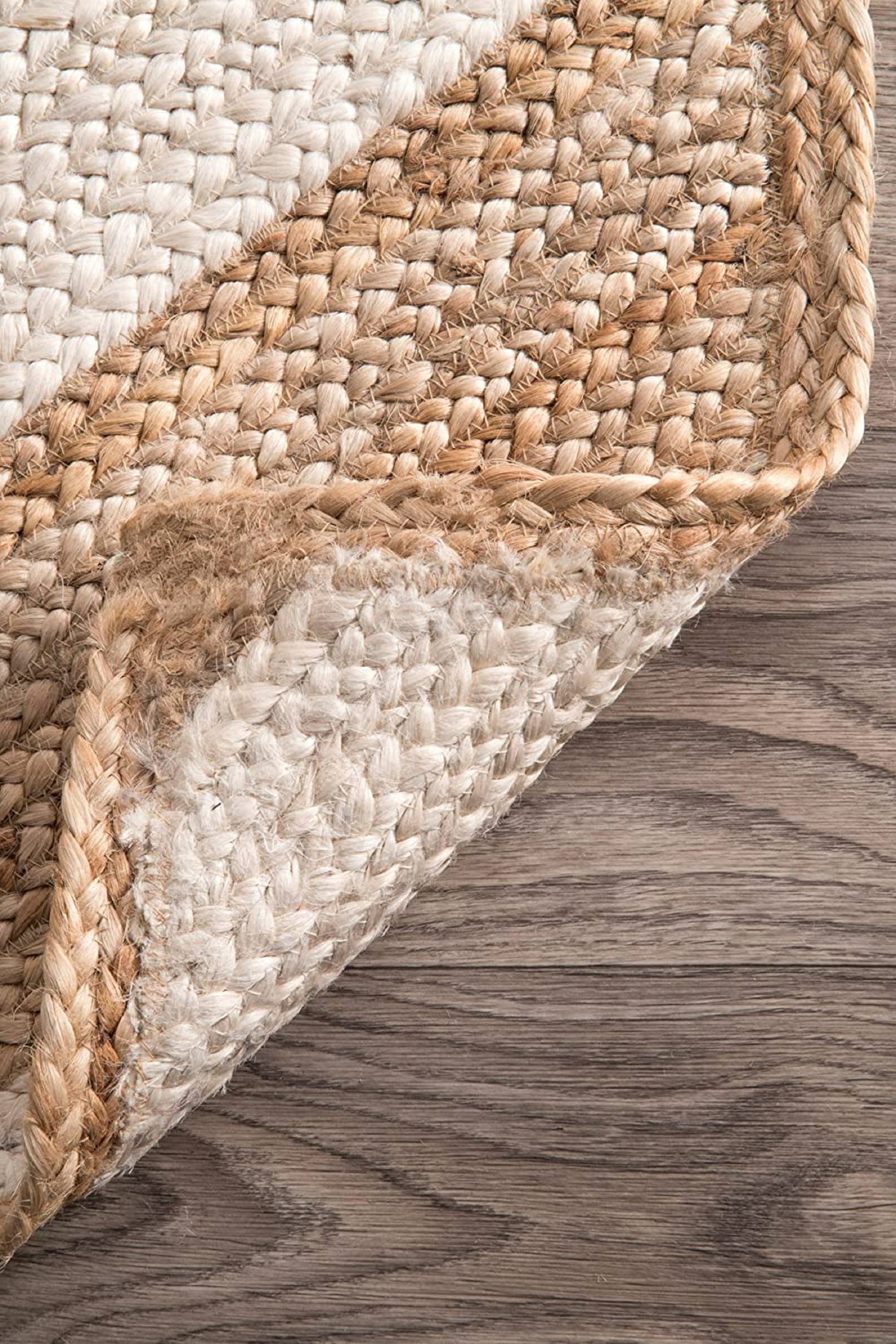Amara Mandala Jute Bohemian Stitched Handmade Rug