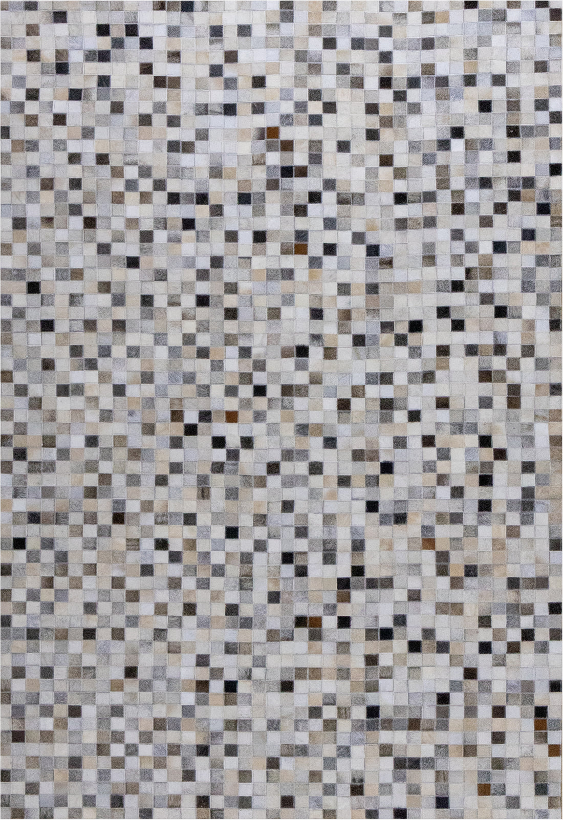 Avalon Terrane Leather Patched Hand-Stitched Rug