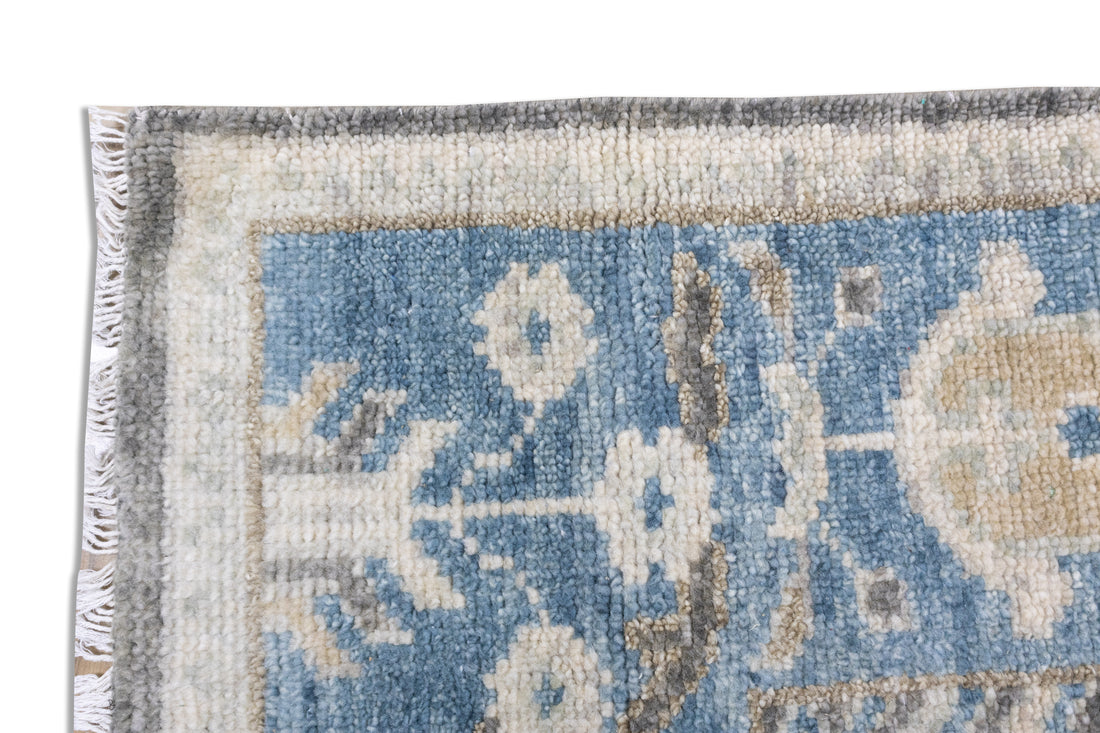 Galen Tree of Life Grey Traditional Hand-Knotted Wool Rug