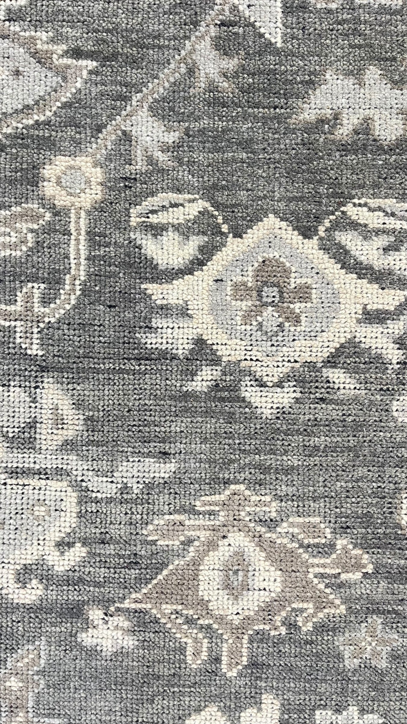Hadley Grey Oushak Hand-Knotted Wool Rug