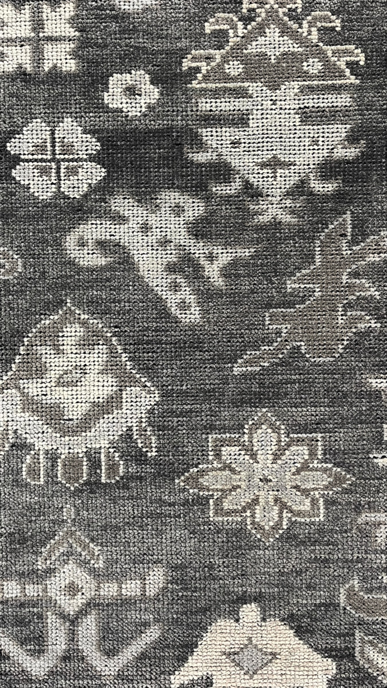 Hadley Grey Oushak Hand-Knotted Wool Rug