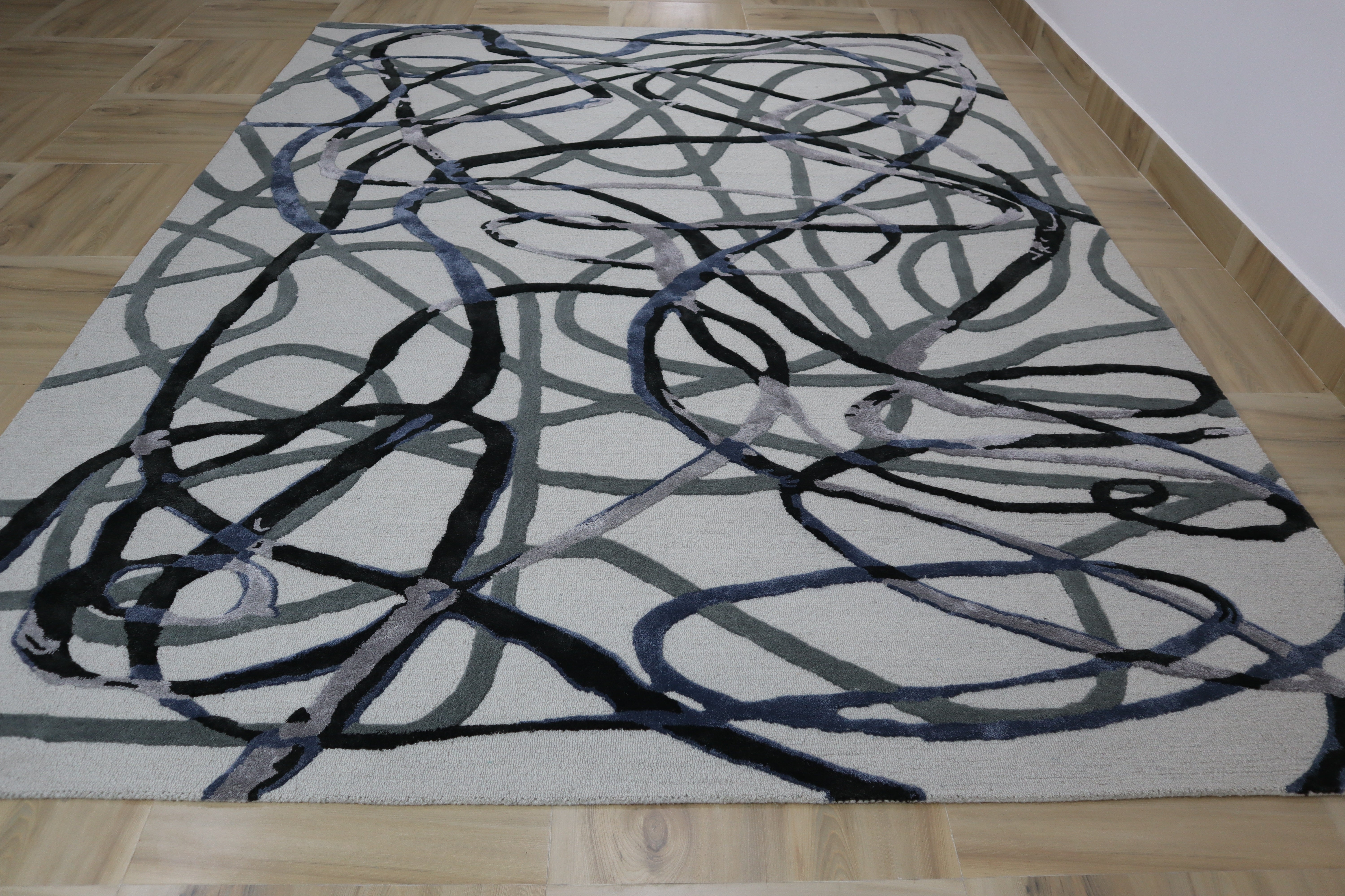 Imperial Loop Hand-Tufted Wool Rug