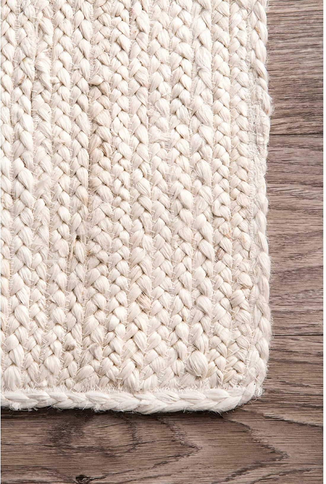 Kashbah Cross Jute Bohemian Stitched Handmade Rug