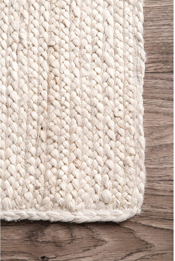 Kashbah Cross Jute Bohemian Stitched Handmade Rug