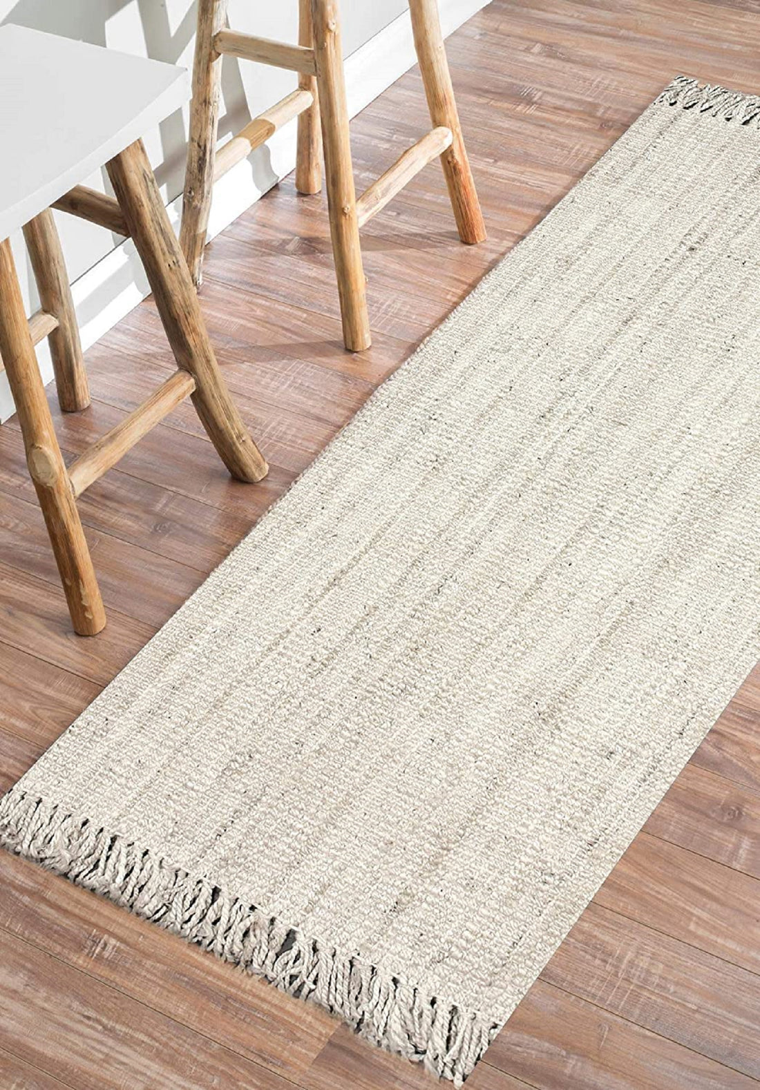 Marrakesh Diamond Jute Bohemian Stitched Handmade Rug