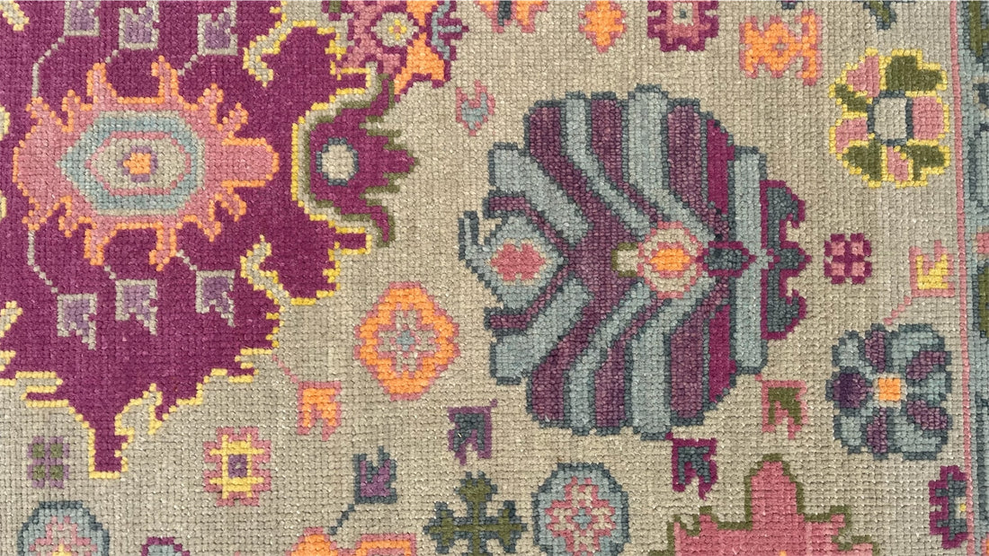 Norwyn Blush Sage Heritage Hand-Knotted Wool Rug