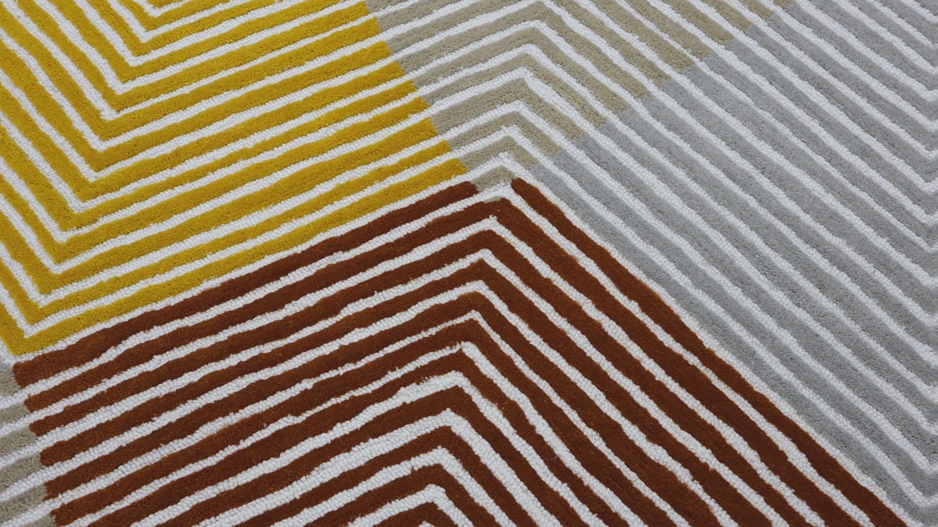 Modern Geometric Diamond Rug | Multicolor Modern Geometric Hand