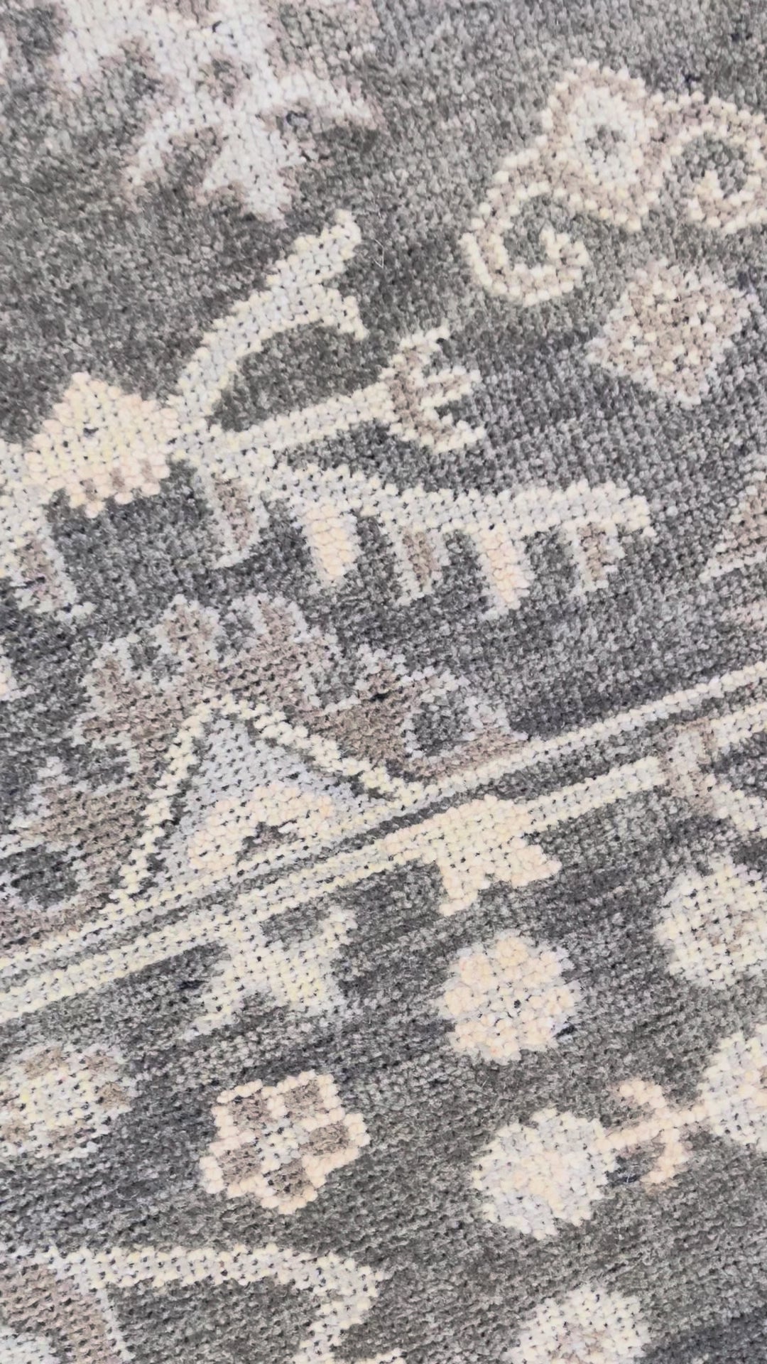 Hadley Grey Oushak Hand-Knotted Wool Rug