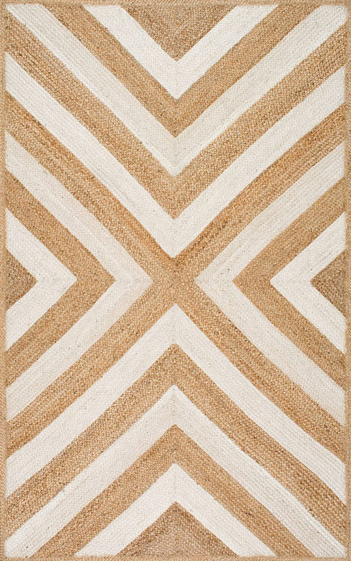 Sienna Earth Jute Bohemian Stitched Handmade Rug