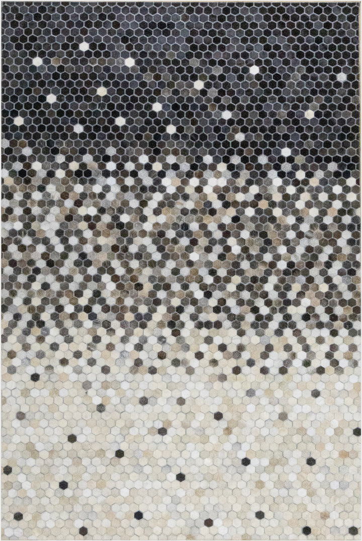 Sonoma Stitch Leather Patched Hand-Stitched Rug