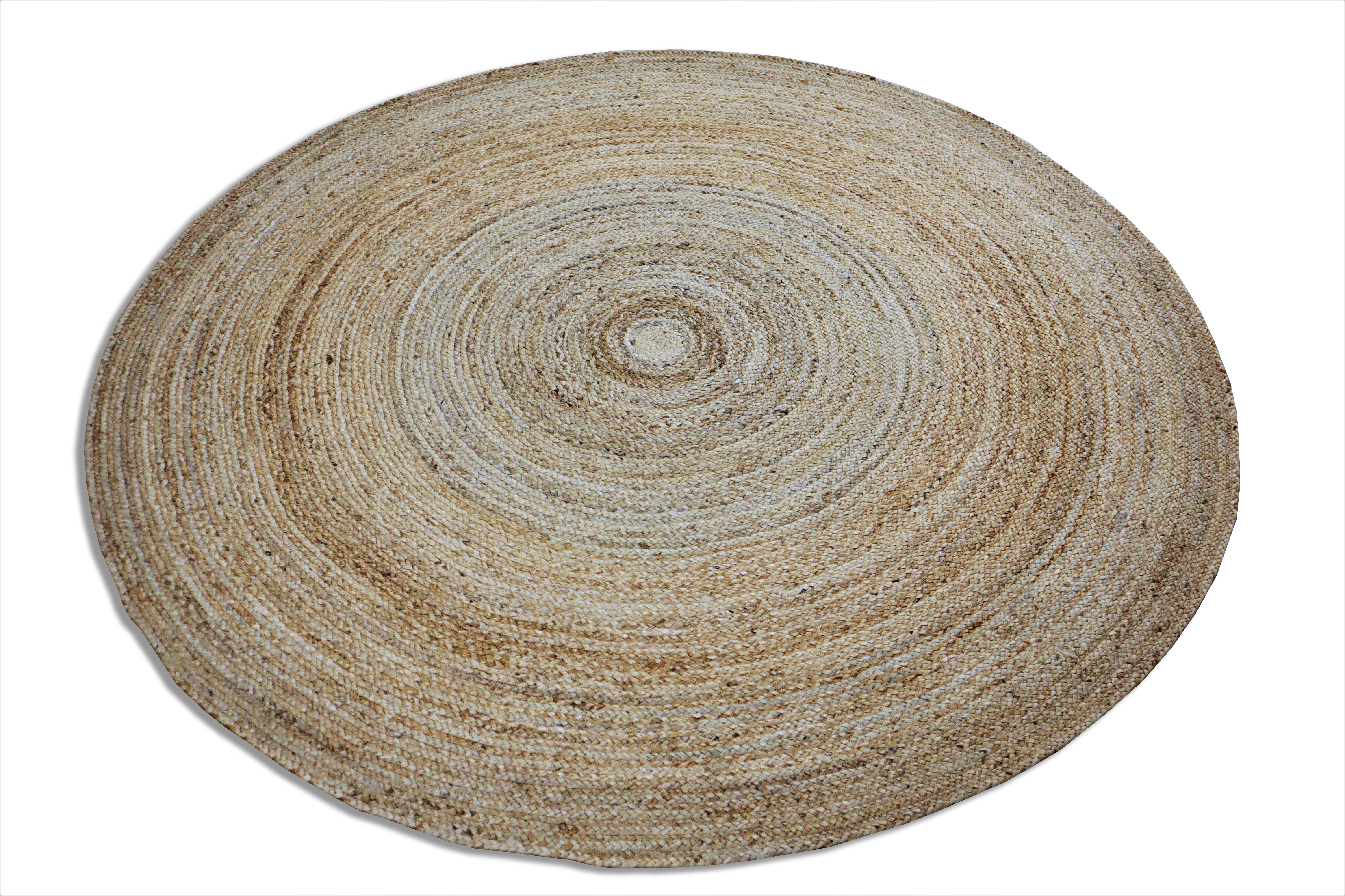 Zuma Textured Jute Bohemian Stitched Handmade Rug