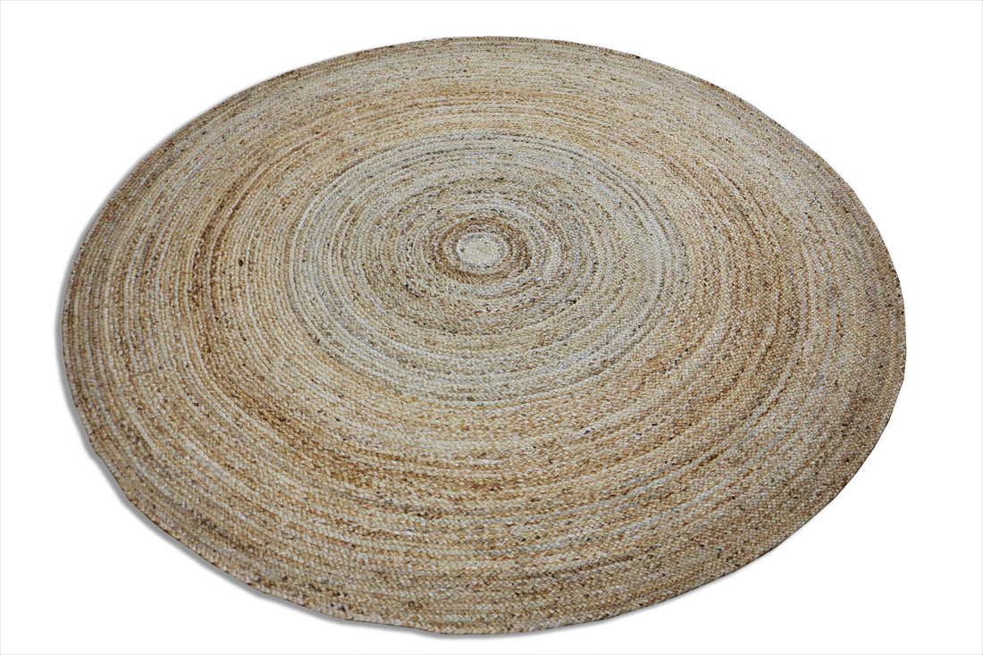 Zuma Textured Jute Bohemian Stitched Handmade Rug