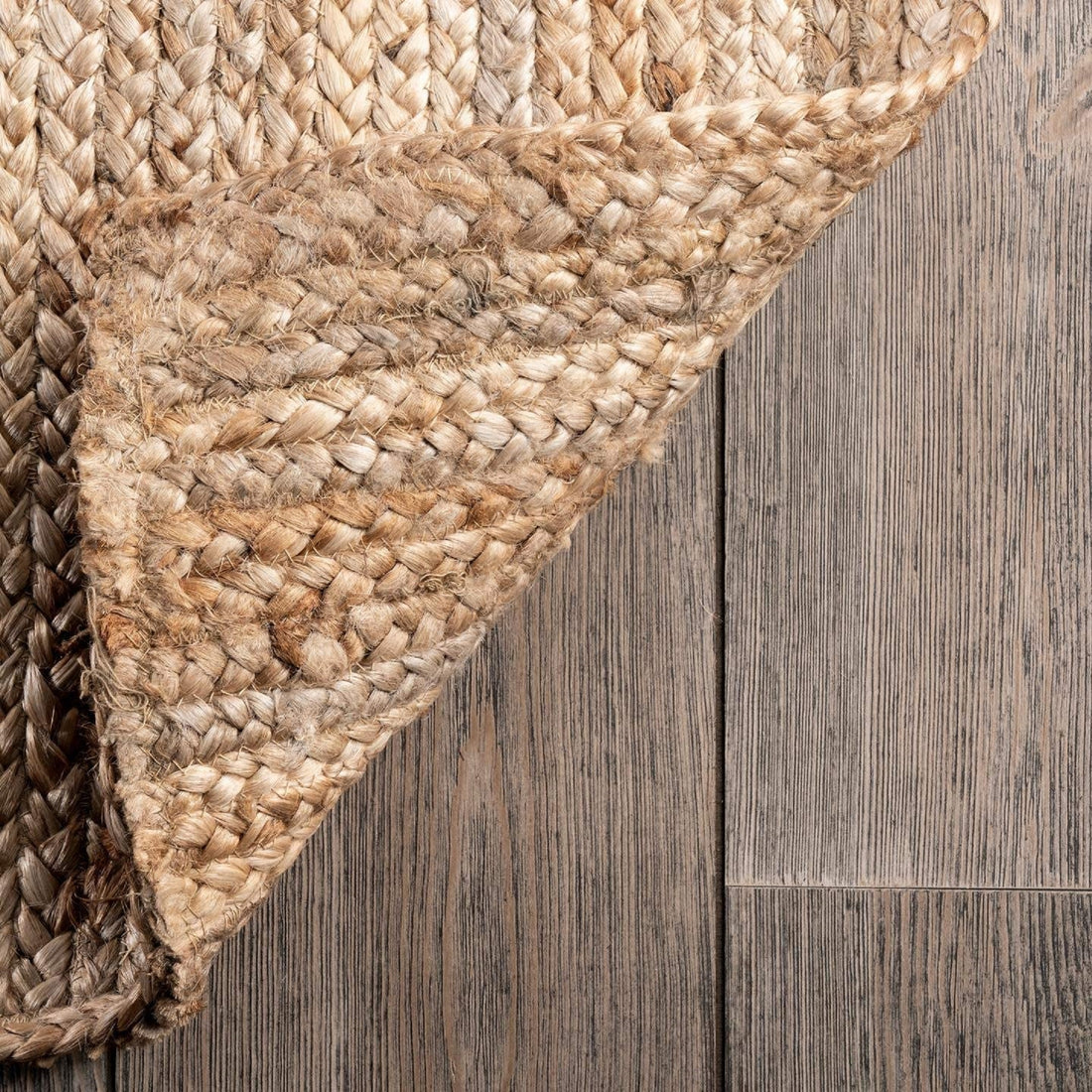 Zuma Textured Jute Bohemian Stitched Handmade Rug