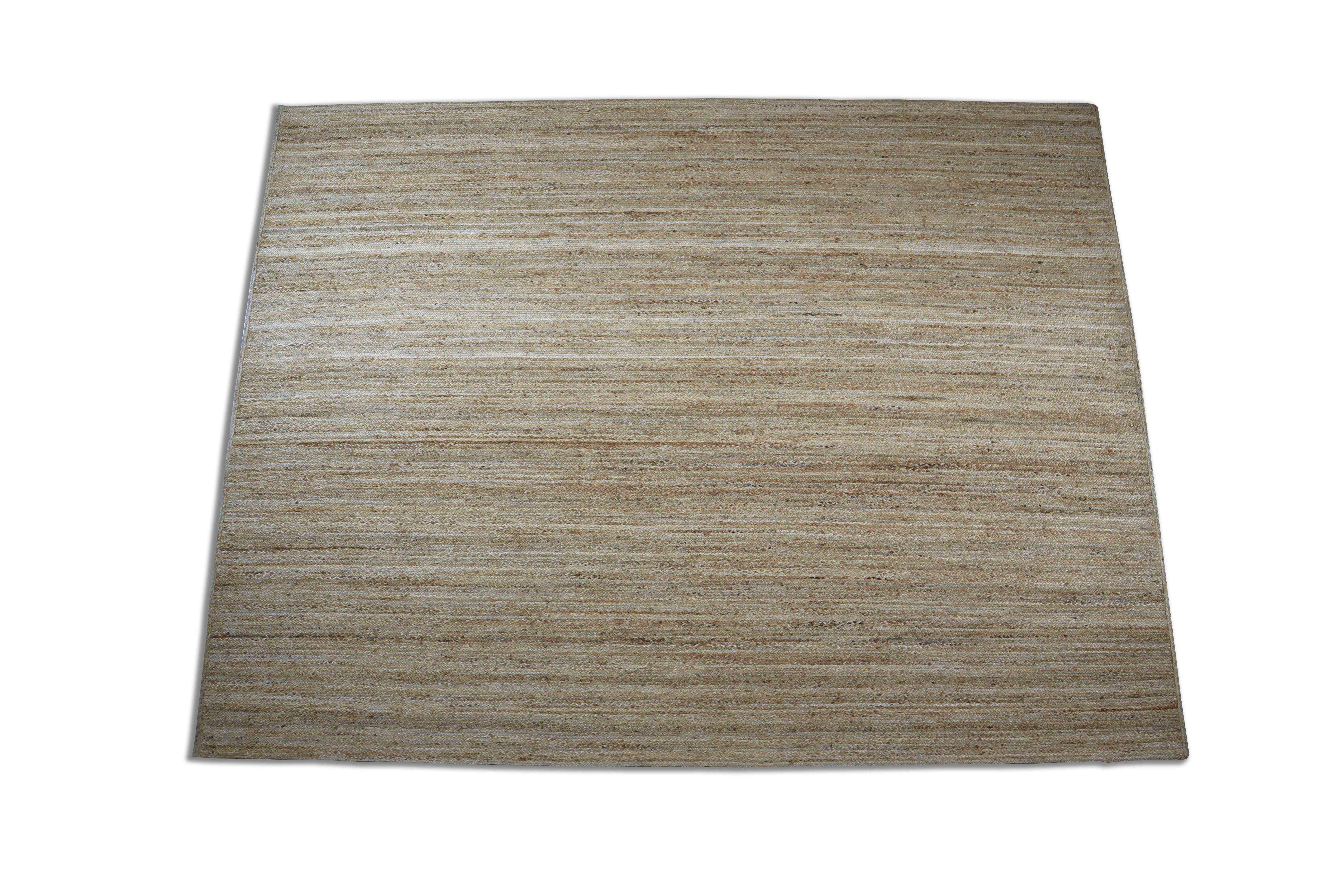 Zuma Textured Jute Bohemian Stitched Handmade Rug
